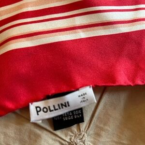 Italian silk by Pollini.
